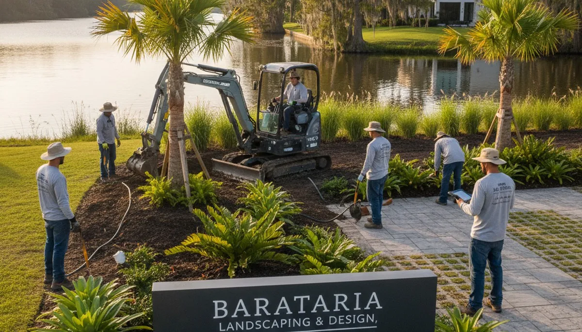 New Orleans, LA landscaping design and maintenance for a professional residential yard