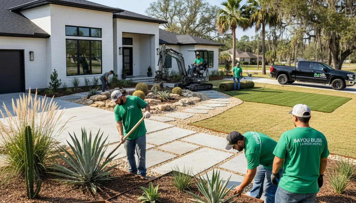 New Orleans, LA landscaping design service for residential and commercial outdoor spaces